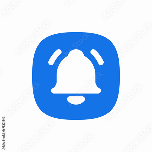 alarm bell ring icon sign vector
