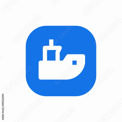 docker ship icon sign vector
