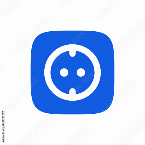 electricity socket icon sign vector