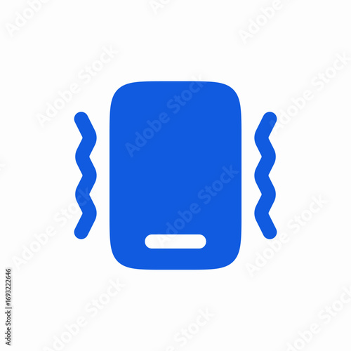 phone call vibration icon sign vector