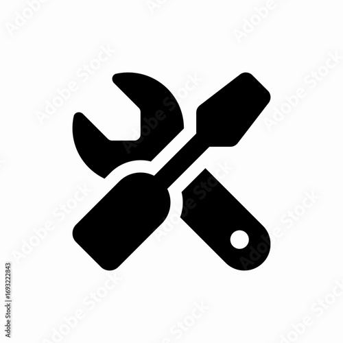 service maintenance icon sign vector