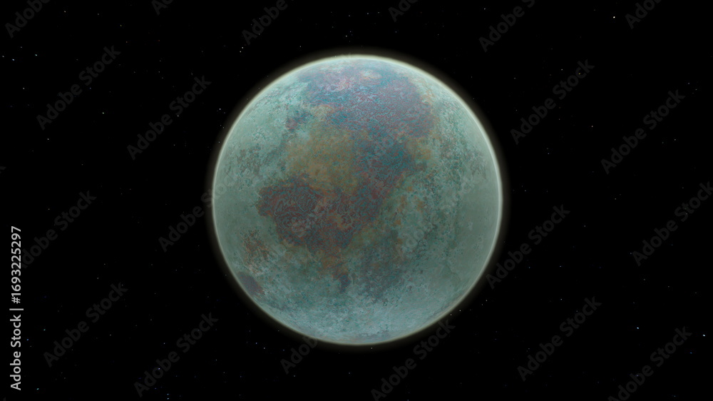 Obraz premium 惑星 3DCGレンダリング 