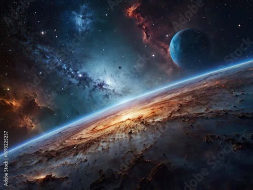 Wallpaper Mural planet in space Torontodigital.ca