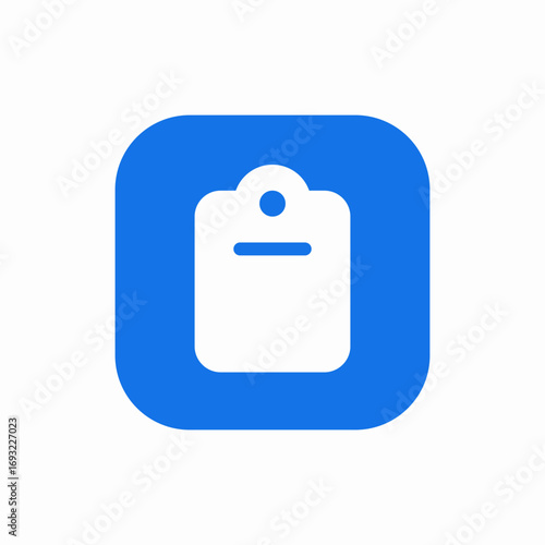 clipboard tablet icon sign vector