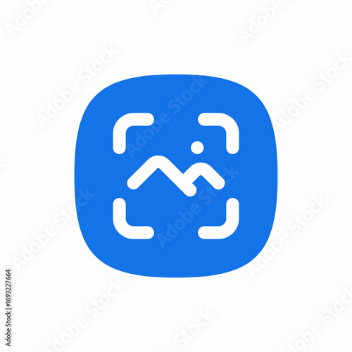 image scan icon sign vector