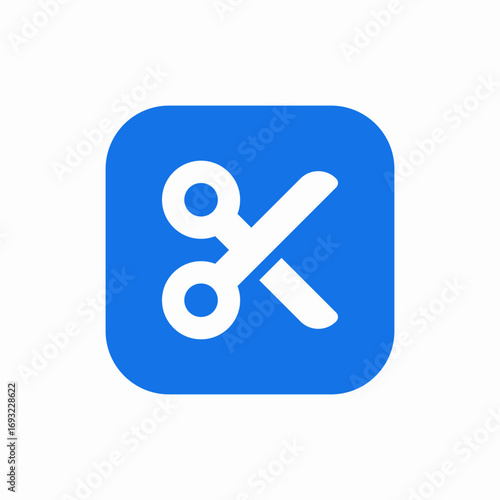 scissors cut edit icon sign vector