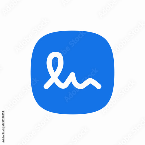signature sign icon sign vector