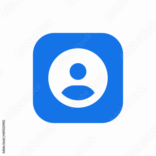 user profile icon sign vector