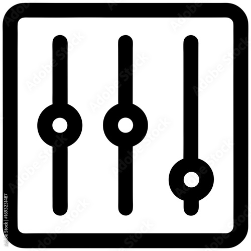 Adjusting Settings Mastering Audio and Visual Controls with Precise Sliders