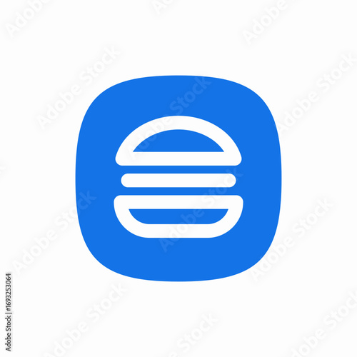 burger food icon sign vector