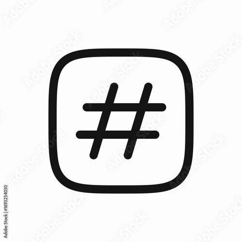 has tag icon sign vector