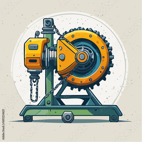 Retro Futuristic Mechanical Device