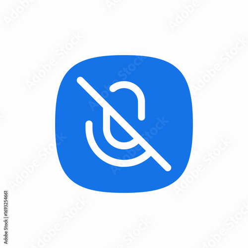 microphone turned off icon sign vector
