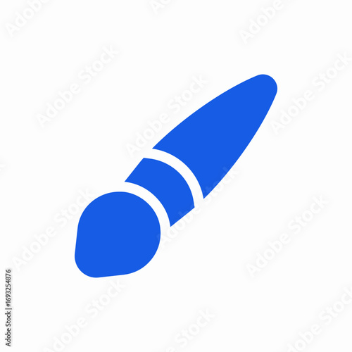 paint brush icon sign vector