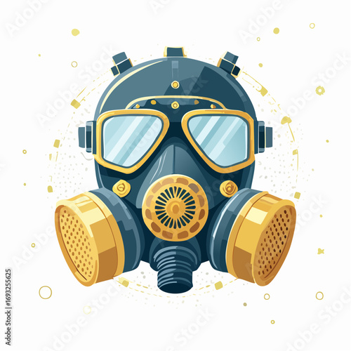Steampunk Gas Mask Graphic Design