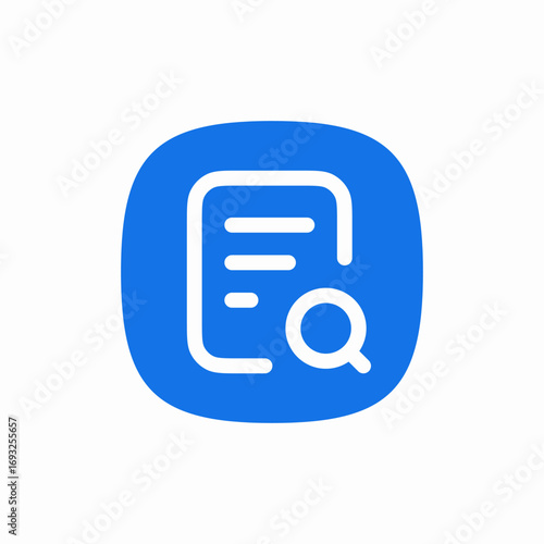 text file search icon sign vector