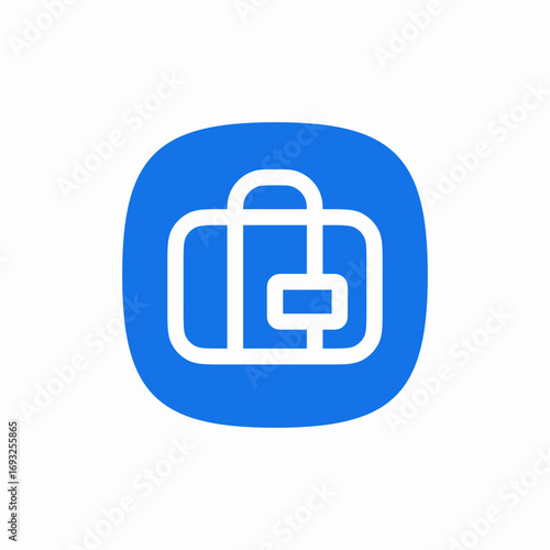 travel baggage icon sign vector
