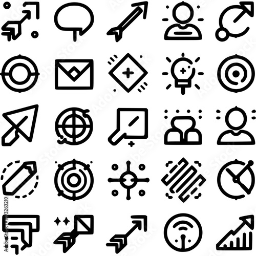 Minimal Vector Icons Pack - 9