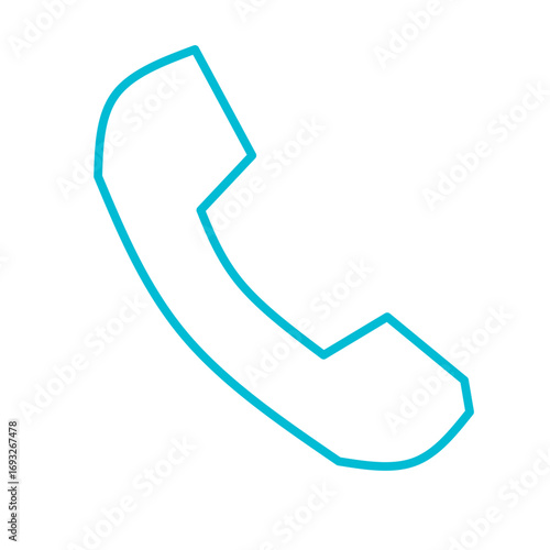 Minimalist Landline Telephone Icon