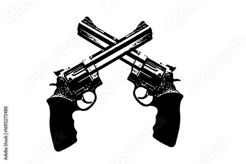 firearm silhouette machine gun vector weapon image isolated on white transparent background