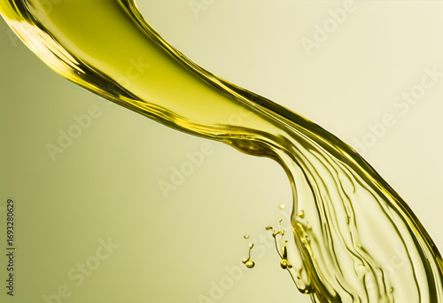 olive oil splash motion transparent background