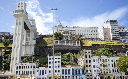 Historic center of Salvador Bahia Brazil. Colonial architecture, colorful streets, churches and vibrant culture. UNESCO World Heritage Site and top travel destination.