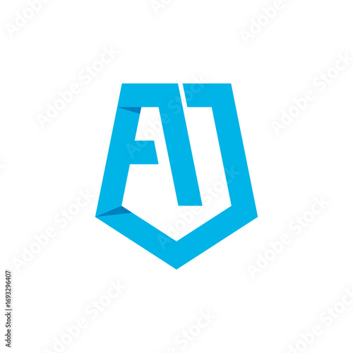 letter a shield logo icon