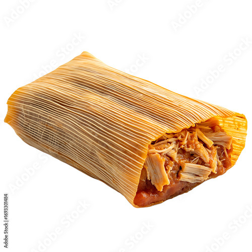 Traditional Tamales Wrapped in Corn Husk