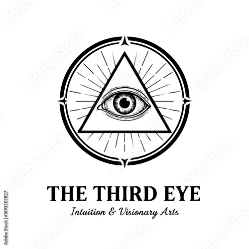 All Seeing Eye Vector Logo Design