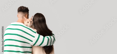 Happy young couple with cut...