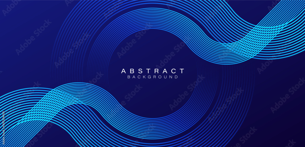 custom made wallpaper toronto digitalAbstract blue background with glowing lines pattern. Modern shiny blue stripes. Geometric linear design elements. Futuristic technology concept. Vector illustration