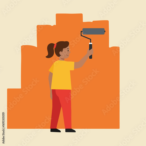 Painting wall