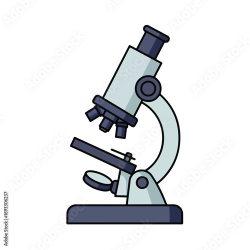 Simple microscope illustration