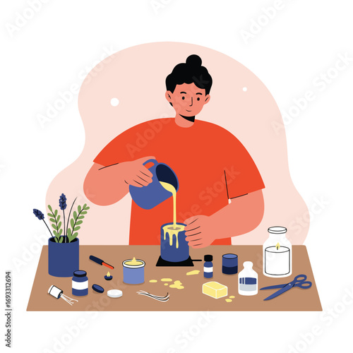 Candle making process