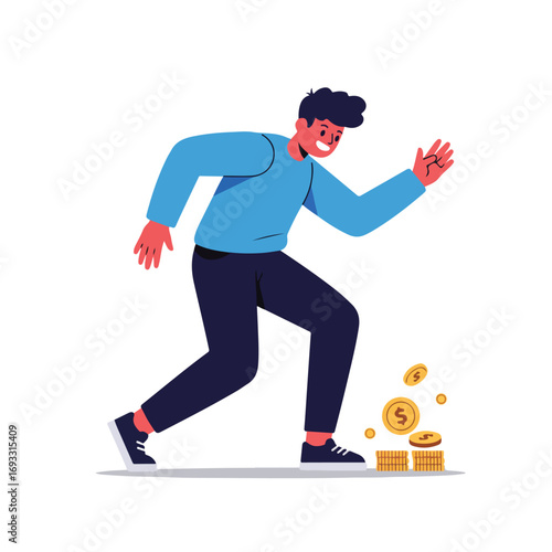 Man pursues money