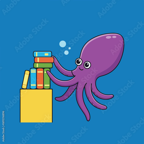 Octopus reader by shelf