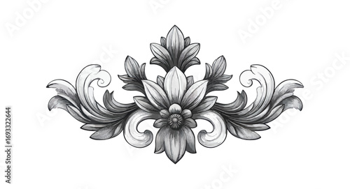 Ornate decorative design element