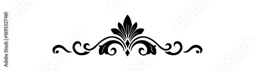 Abstract design with lines on black background
