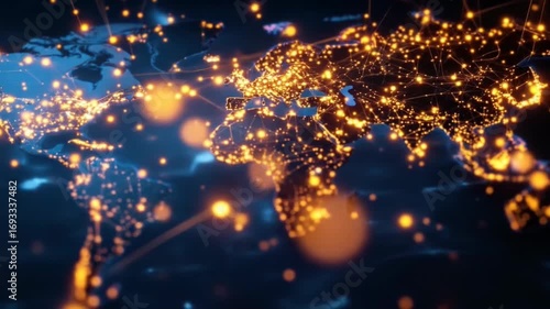 Global Connectivity and Data Visualization of the World Network for Innovation