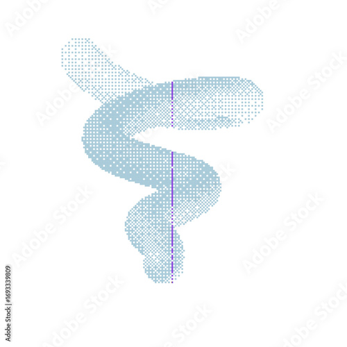  pixel art. Abstract form. Diseño en pixel retro con formas abstractas