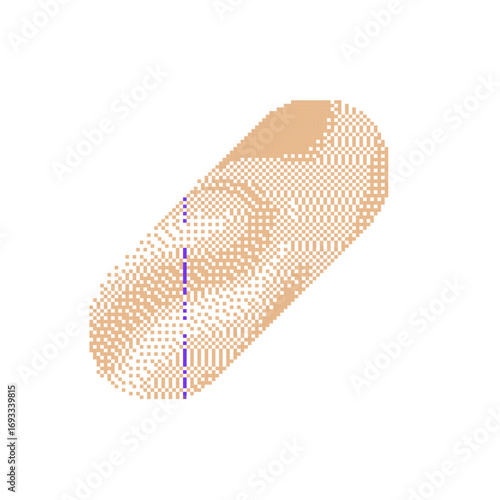  pixel art. Abstract form. Diseño en pixel retro con formas abstractas