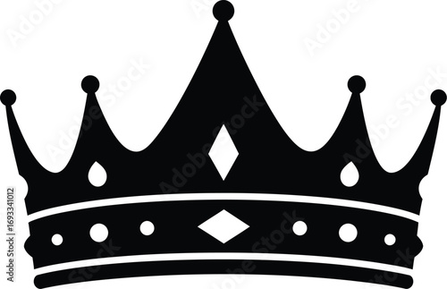 Elegant crown vector illustration royalty symbol icon scalable eps graphic design