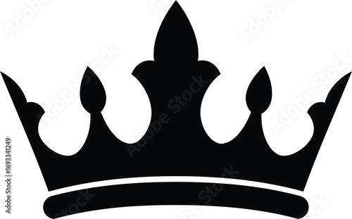 Royal crown vector graphic scalable illustration icon eps for king queen royalty symbol