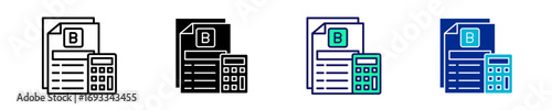 Calculator  Icon Set Multiple Style Collection
