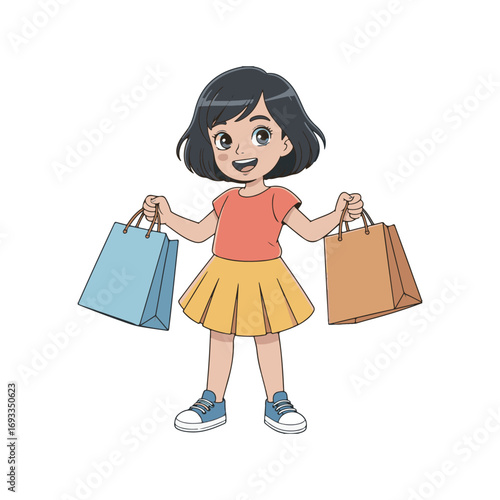 woman with shopping bags