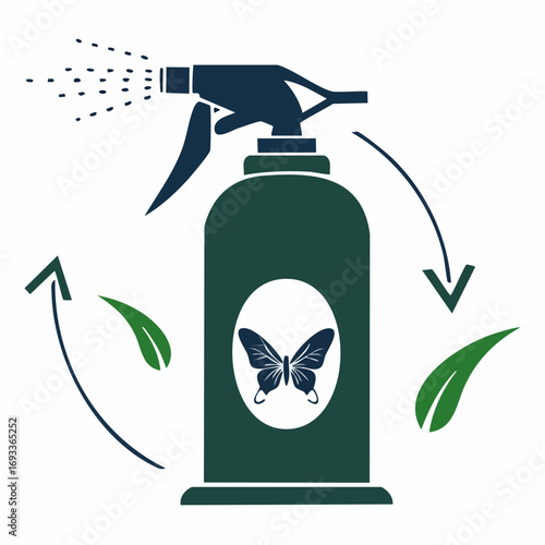 storm’s stork rainforest hair mist tin for botanical branding