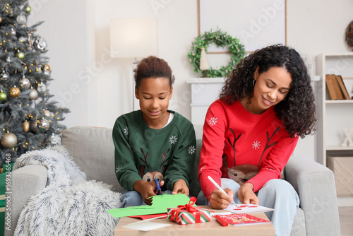 African-American mother and...