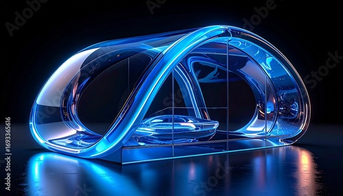 Design Element Glas geschwungen