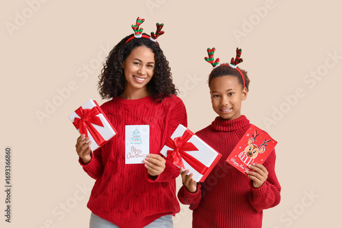 African-American mother and...