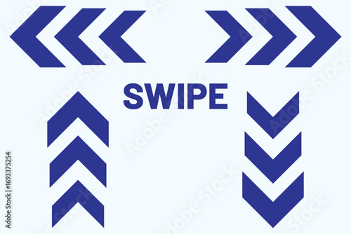 swipe icon. Swipe up icon. swipe up icon for social media stories. Modern swipe up buttons. Swipe up symbol set collection vector illustration. eps 10